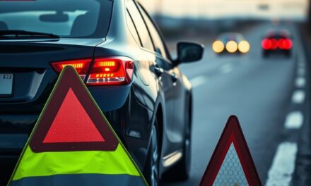 Jak zabezpieczyć miejsce awarii lub kolizji: trójkąt, światła awaryjne, kamizelka i pierwsze kroki